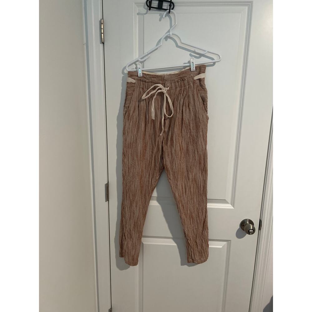 Free People Caraway Light at Sunrise Pants – Size 4 – Brown Striped